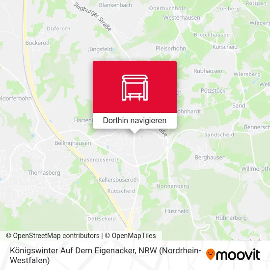 Königswinter Auf Dem Eigenacker Karte