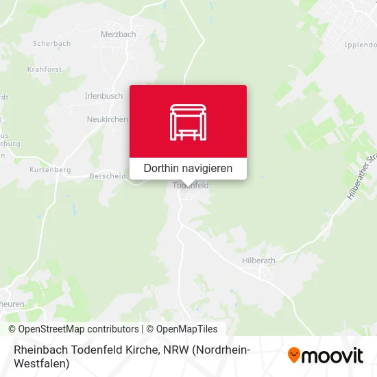 Rheinbach Todenfeld Kirche Karte