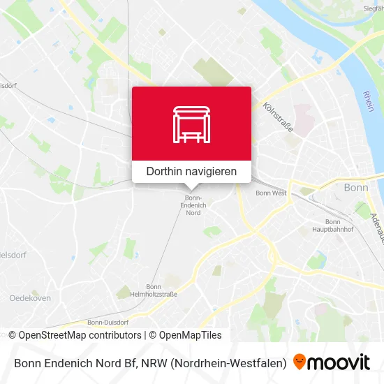 Bonn Endenich Nord Bf Karte