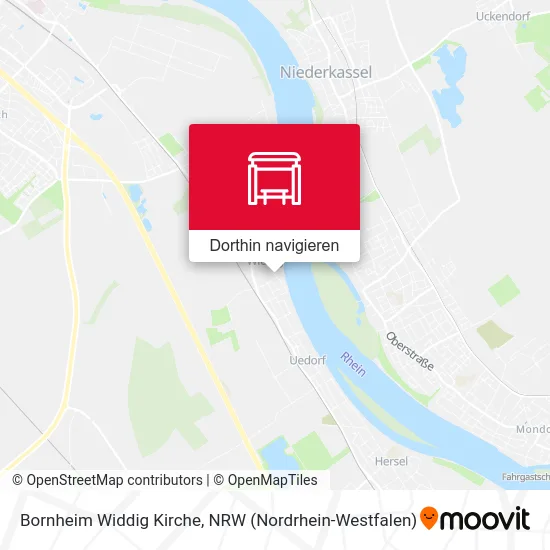 Bornheim Widdig Kirche Karte