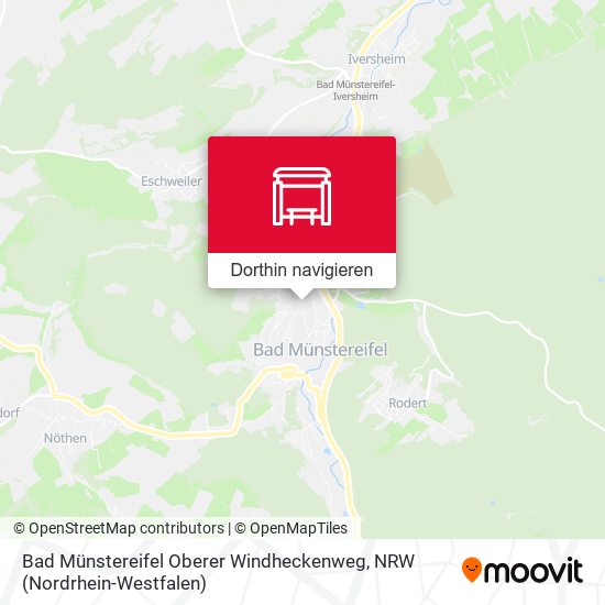 Bad Münstereifel Oberer Windheckenweg Karte