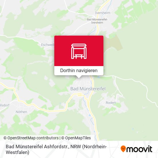 Bad Münstereifel Ashfordstr. Karte
