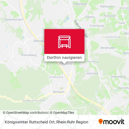 Königswinter Ruttscheid Ort Karte