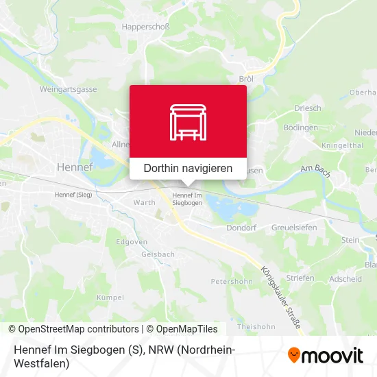 Hennef Im Siegbogen Karte