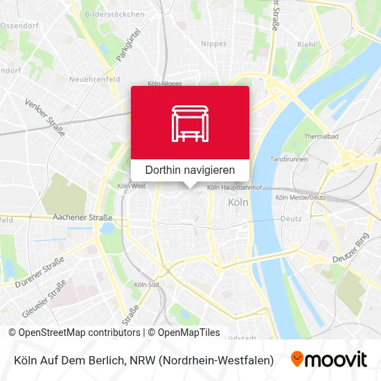 Köln Auf Dem Berlich Karte