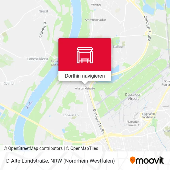 D-Alte Landstraße Karte