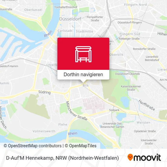 D-Auf'M Hennekamp Karte