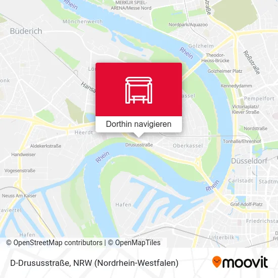 D-Drususstraße Karte