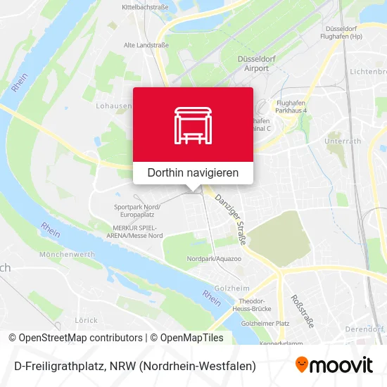 D-Freiligrathplatz Karte