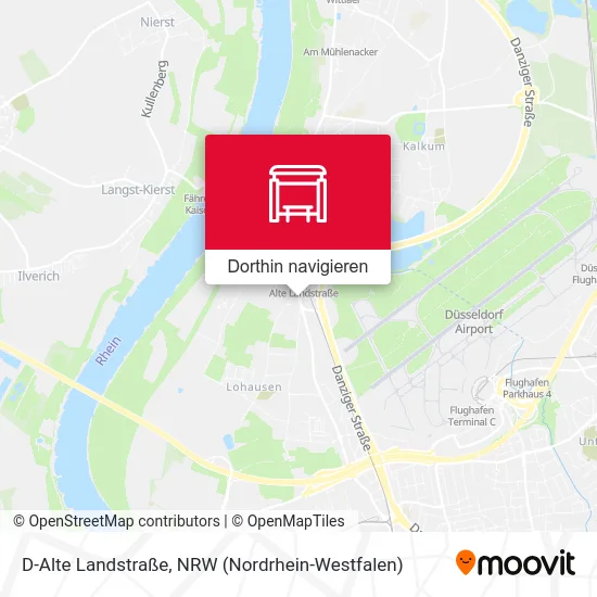 D-Alte Landstraße Karte