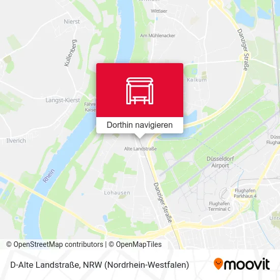 D-Alte Landstraße Karte