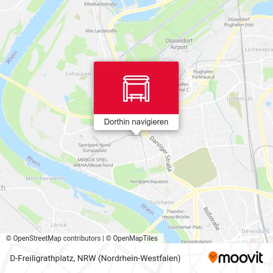 D-Freiligrathplatz Karte