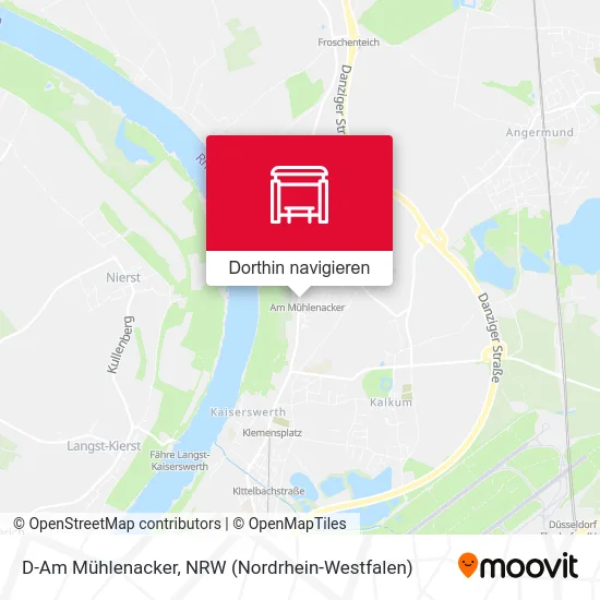 D-Am Mühlenacker Karte