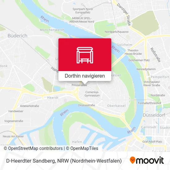 D-Heerdter Sandberg Karte