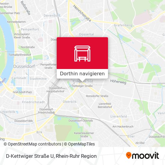 D-Kettwiger Straße U Karte