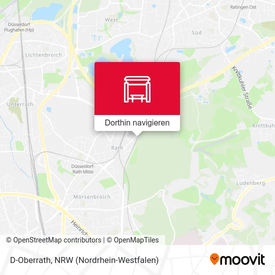 D-Oberrath Karte