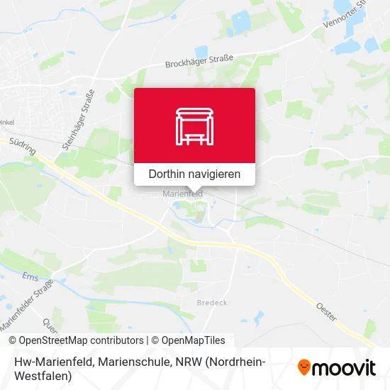 Hw-Marienfeld, Marienschule Karte