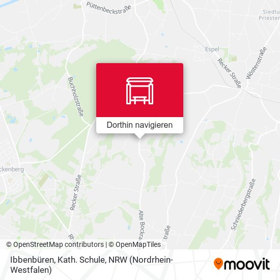 Ibbenbüren, Kath. Schule Karte