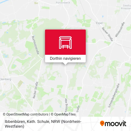 Ibbenbüren, Kath. Schule Karte