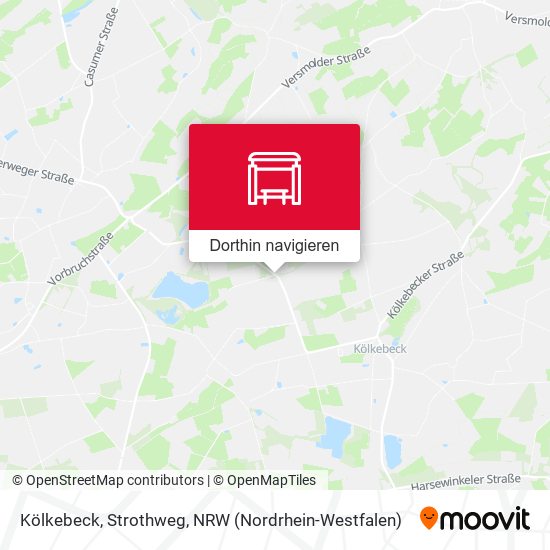 Kölkebeck, Strothweg Karte