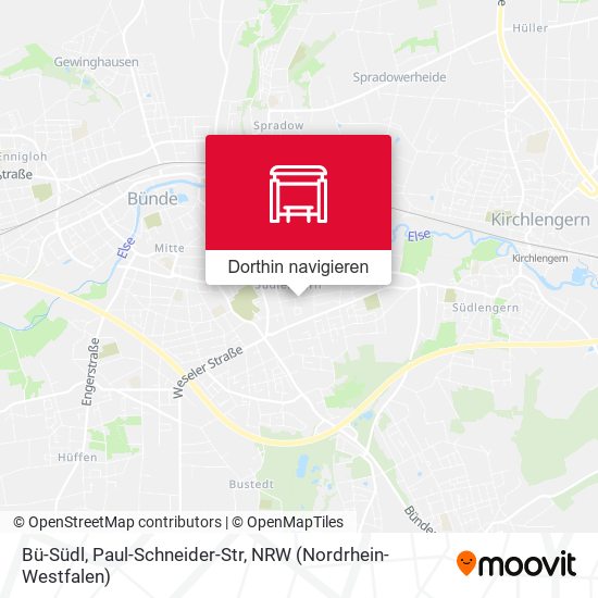 Bü-Südl, Paul-Schneider-Str Karte