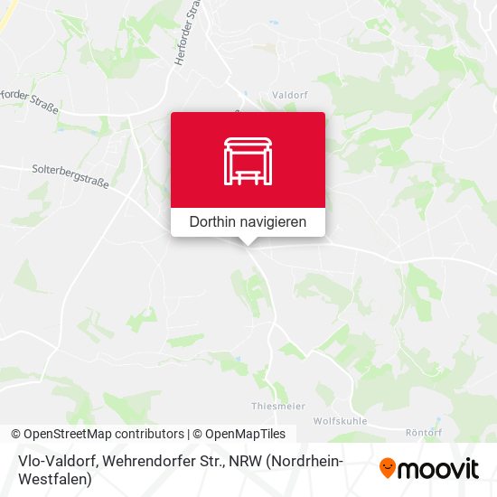 Vlo-Valdorf, Wehrendorfer Str. Karte