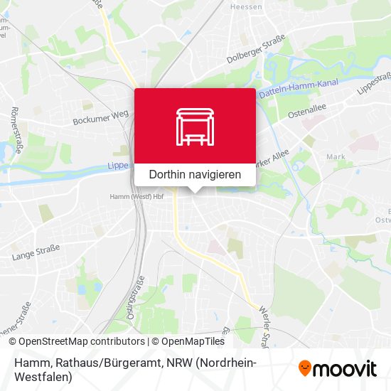 Hamm, Rathaus/Bürgeramt Karte