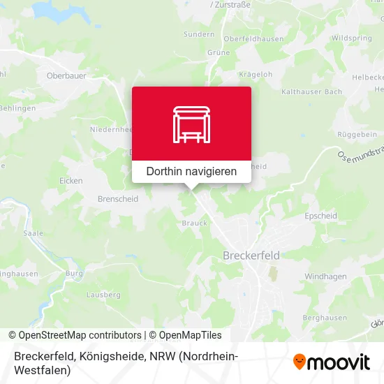 Breckerfeld, Königsheide Karte