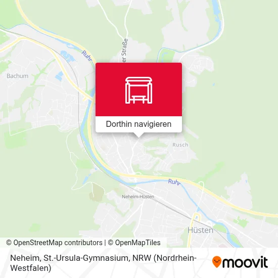 Neheim, St.-Ursula-Gymnasium Karte