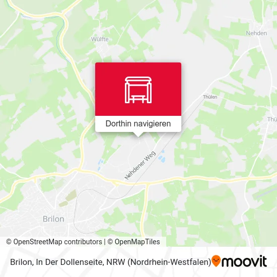 Brilon, In Der Dollenseite Karte