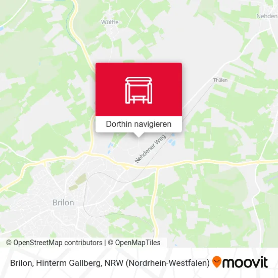 Brilon, Hinterm Gallberg Karte