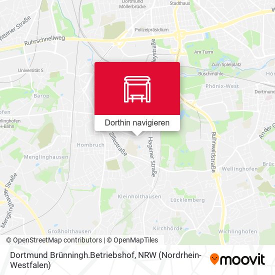 Dortmund Brünningh.Betriebshof Karte