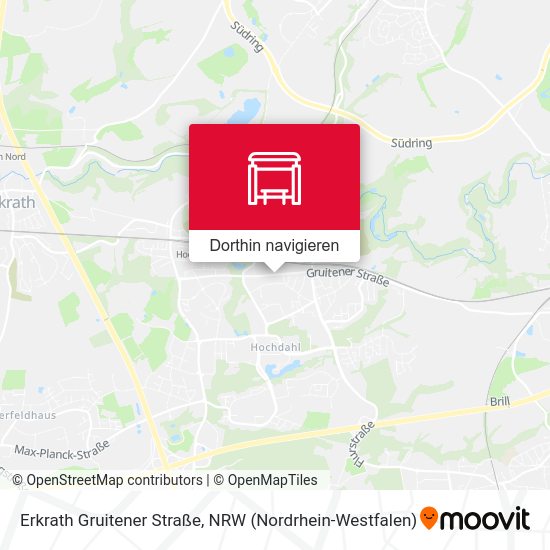 Erkrath Gruitener Straße Karte