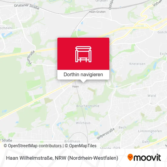 Haan Wilhelmstraße Karte