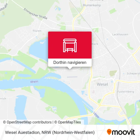 Wesel Auestadion Karte