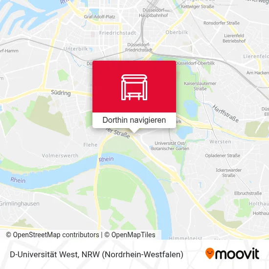 D-Universität West Karte