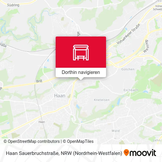 Haan Sauerbruchstraße Karte