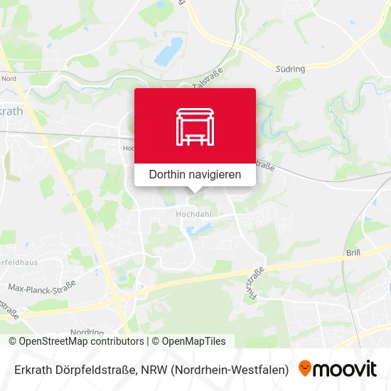 Erkrath Dörpfeldstraße Karte