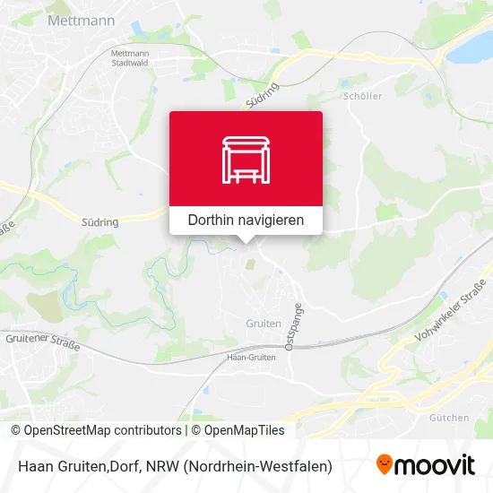 Haan Gruiten,Dorf Karte