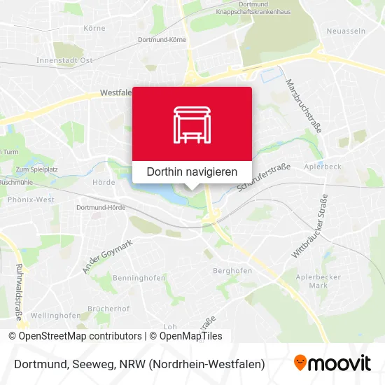Dortmund, Seeweg Karte