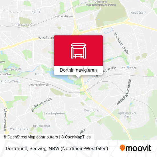 Dortmund, Seeweg Karte