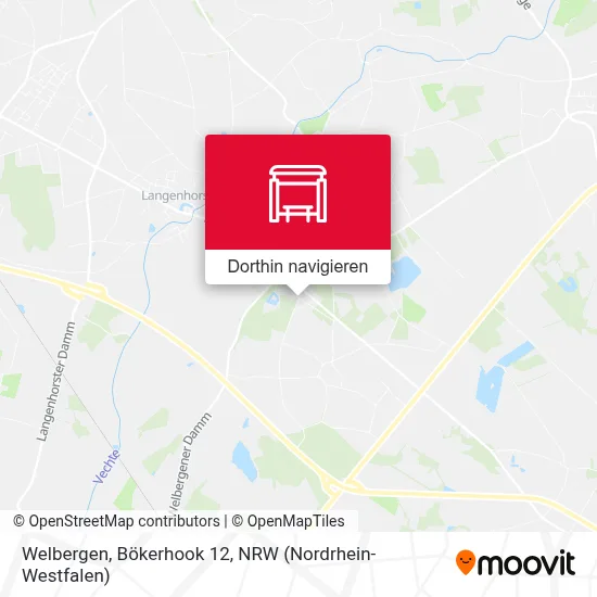 Welbergen, Bökerhook 12 Karte