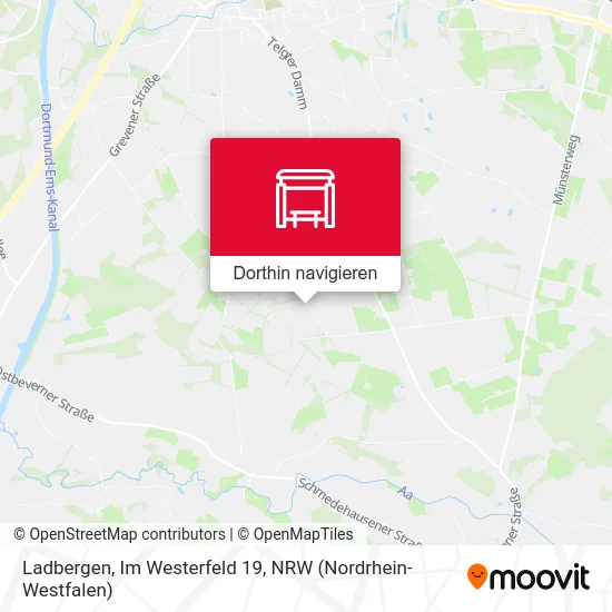 Ladbergen, Im Westerfeld 19 Karte