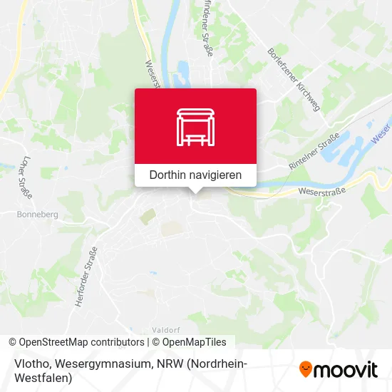 Vlotho, Wesergymnasium Karte
