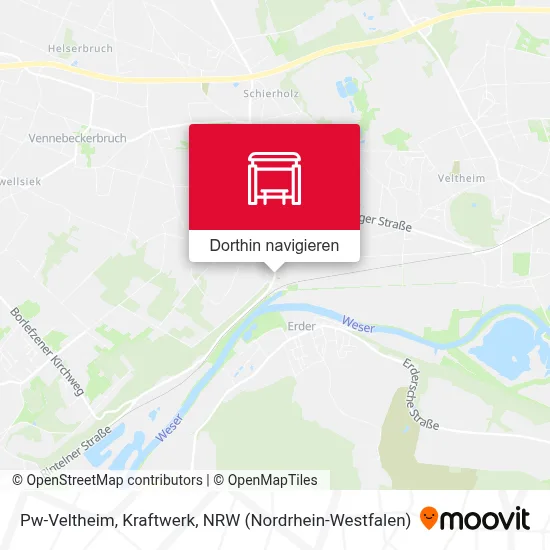 Pw-Veltheim, Kraftwerk Karte