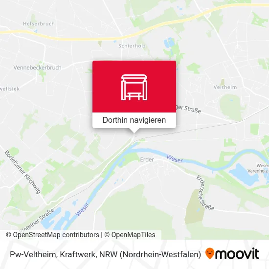 Pw-Veltheim, Kraftwerk Karte