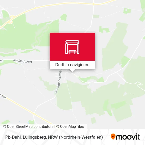 Pb-Dahl, Lülingsberg Karte