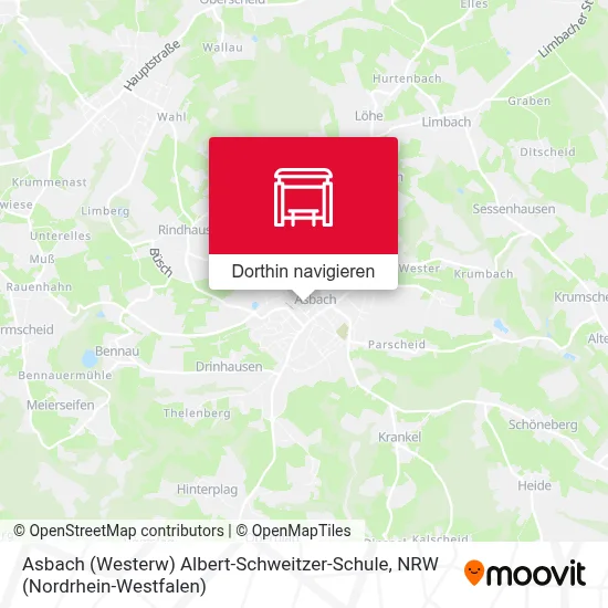 Asbach (Westerw) Albert-Schweitzer-Schule Karte