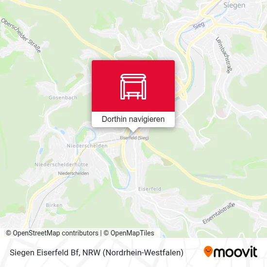 Siegen Eiserfeld Bf Karte