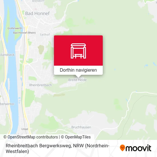 Rheinbreitbach Bergwerksweg Karte